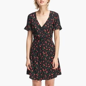 Stradivarius cherry dress